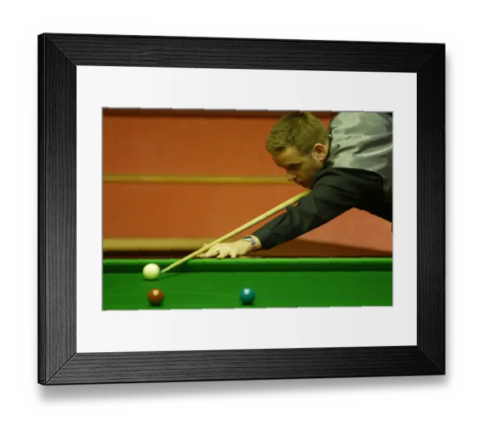 Framed Print : Joe Swail N. Ireland Embassy World Snooker Crucible, Sheffield, England 22 April 2003 Date
