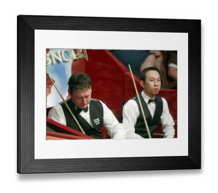 Framed Print : Jimmy White & James Wattana Framed Print : Jimmy White & James Wattana