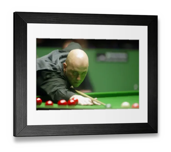 Framed Print : Mark King England Uk Snooker Championship The Barbican Centre, York 24 November 2003 Date Framed Print : Mark King England Uk Snooker Championship The Barbican Centre, York 24 November 2003 Date