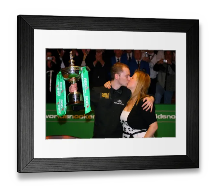 Framed Print : Graeme Dott & Elaine Framed Print : Graeme Dott & Elaine