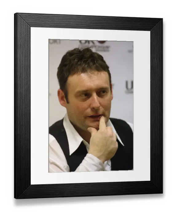 Framed Print : Jimmy White Framed Print : Jimmy White