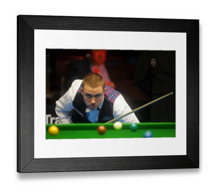 Framed Print : Stephen Hendry Framed Print : Stephen Hendry