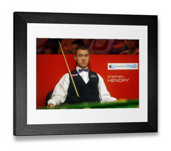 Framed Print : Stephen Hendry Mbe Framed Print : Stephen Hendry Mbe
