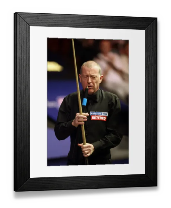 Framed Print : Steve Davis Goes Out