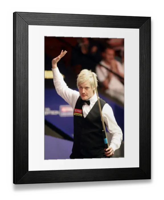 Framed Print : Neil Robertson Celebrates Framed Print : Neil Robertson Celebrates
