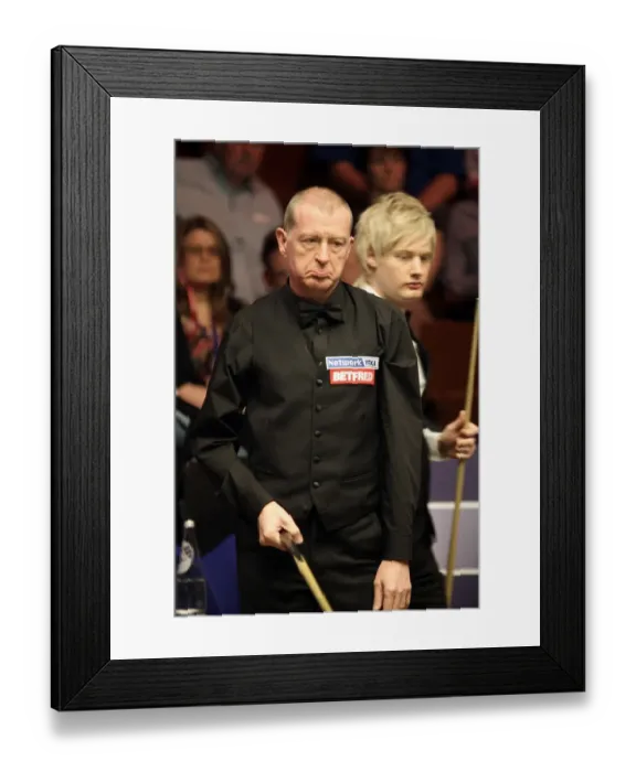 Framed Print : Steve Davis & Neil Robertson Framed Print : Steve Davis & Neil Robertson