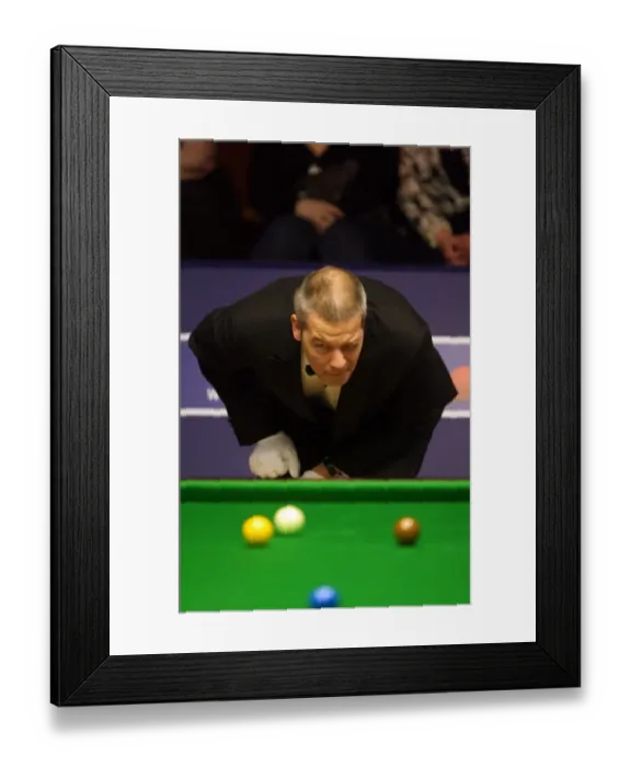 Framed Print : Jan Verhs Snooker Referee World Snooker Championship The Crucible Framed Print : Jan Verhs Snooker Referee World Snooker Championship The Crucible