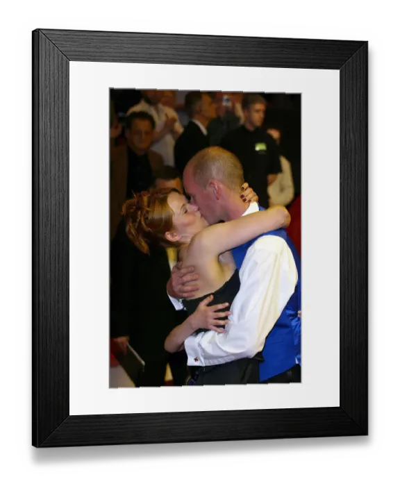 Framed Print : Peter Ebdon & Wife Framed Print : Peter Ebdon & Wife