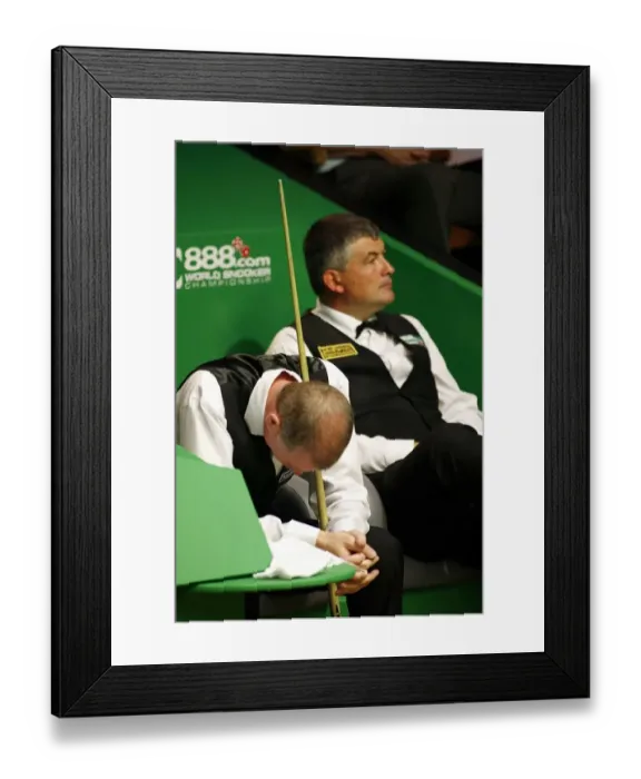 Framed Print : Steve Davis & John Parrott Framed Print : Steve Davis & John Parrott