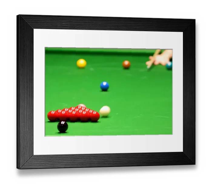 Framed Print : The Break Snooker Balls On Table 888.Com World Championships Crucible Theatre Framed Print : The Break Snooker Balls On Table 888.Com World Championships Crucible Theatre
