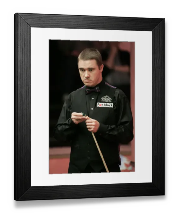 Framed Print : Stephen Hendry Framed Print : Stephen Hendry