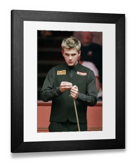 Framed Print : Ryan Day Wales World Snooker Champs The Crucible Theatre, Sheffield 19 April 2004 Date Framed Print : Ryan Day Wales World Snooker Champs The Crucible Theatre, Sheffield 19 April 2004 Date