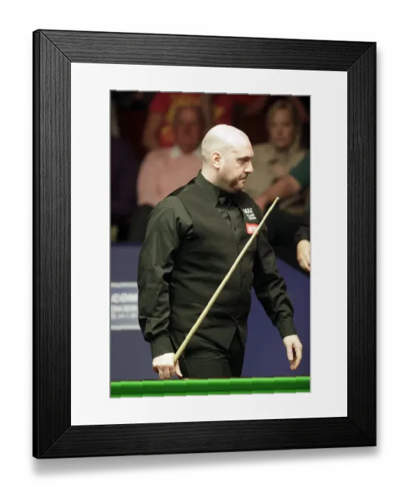 Framed Print : Jamie Burnett After Match Against Ding Junhui Framed Print : Jamie Burnett After Match Against Ding Junhui