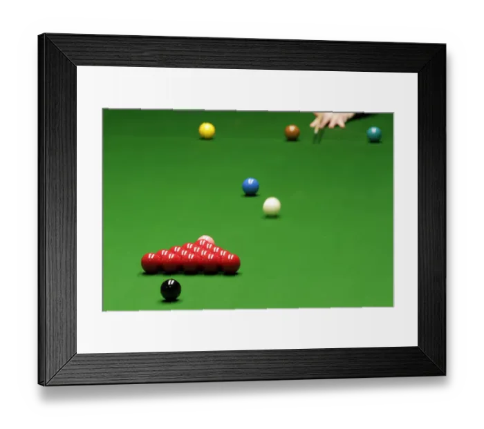 Framed Print : Cue Ball During Break Framed Print : Cue Ball During Break
