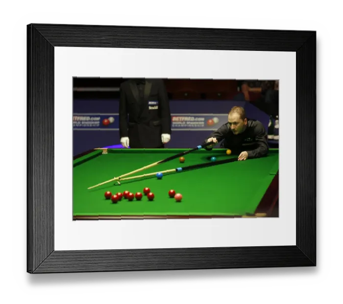 Framed Print : Graeme Dott With Extension Framed Print : Graeme Dott With Extension
