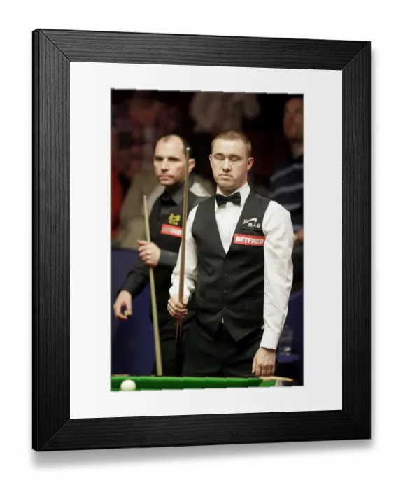 Framed Print : Stephen Hendry & Joe Perry Framed Print : Stephen Hendry & Joe Perry