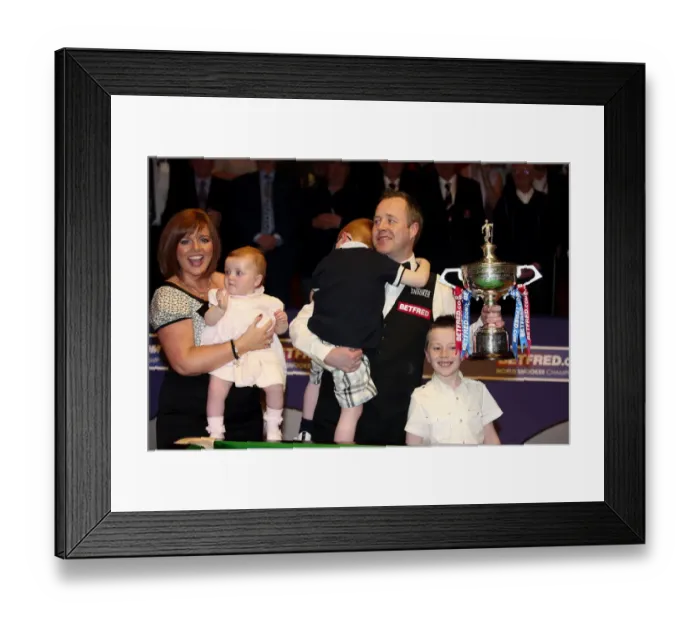 Framed Print : John Higgins With Family