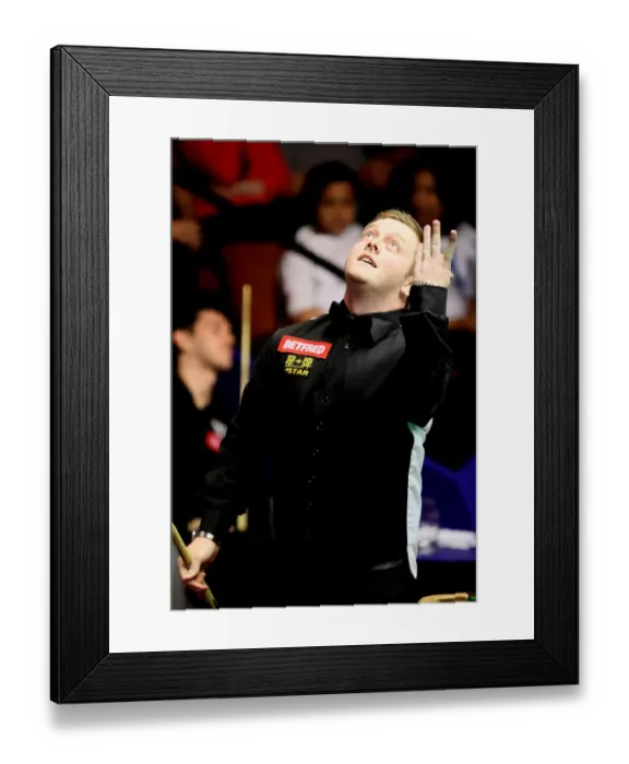 Framed Print : Mark Allen Misses Out On His 147 Framed Print : Mark Allen Misses Out On His 147