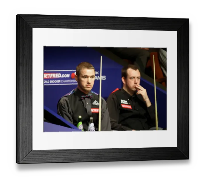 Framed Print : Mark Williams & Stephen Hendry Framed Print : Mark Williams & Stephen Hendry