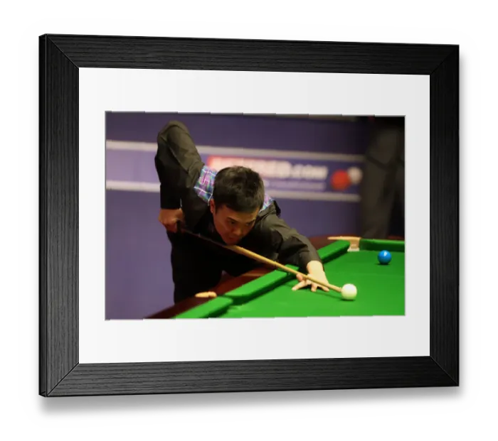 Framed Print : Marco Fu World Snooker Championship Betfred.Com Framed Print : Marco Fu World Snooker Championship Betfred.Com