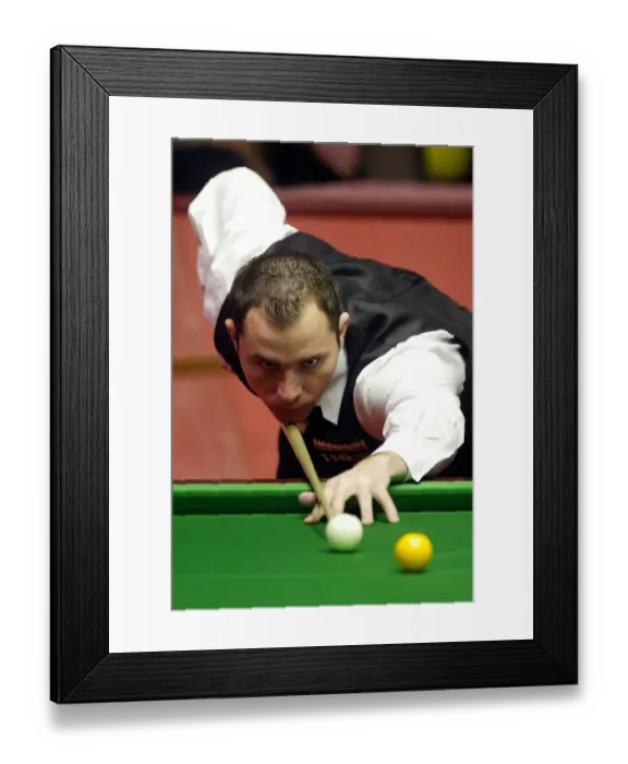 Framed Print : Joe Perry England World Snooker Championship 02 Sheffield, Sheffield 27 April 2002 Date Framed Print : Joe Perry England World Snooker Championship 02 Sheffield, Sheffield 27 April 2002 Date