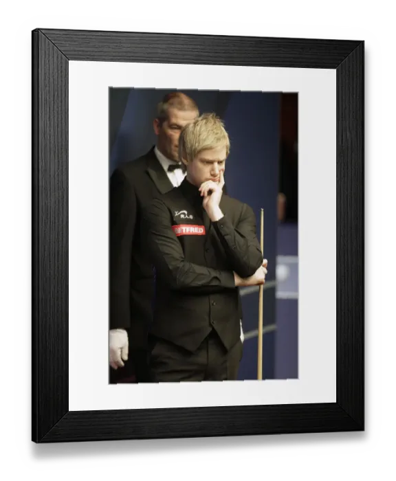 Framed Print : Neil Robertson In Deep Thought Framed Print : Neil Robertson In Deep Thought