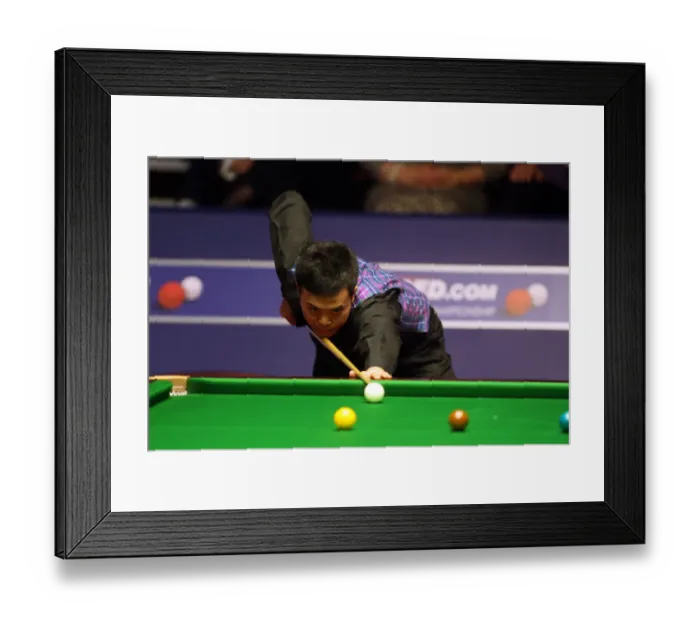 Framed Print : Marco Fu Hong Kong Betfred.Com, World Snooker Championship The Crucible