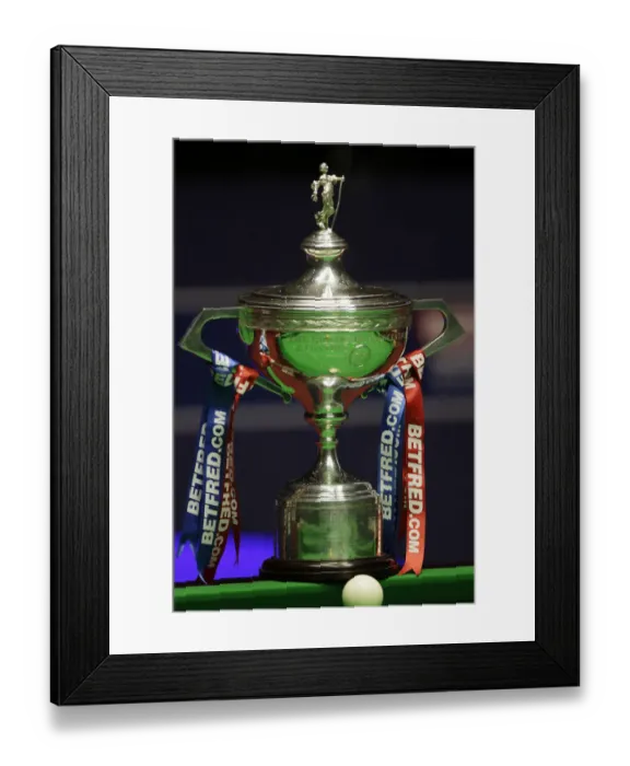 Framed Print : The Betfred World Championship Trophy Framed Print : The Betfred World Championship Trophy