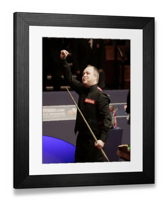 Framed Print : John Higgins Celebrates His Win Framed Print : John Higgins Celebrates His Win