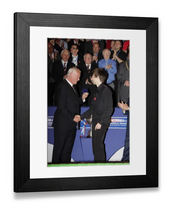 Framed Print : Barry Hearn & Judd Trump Framed Print : Barry Hearn & Judd Trump
