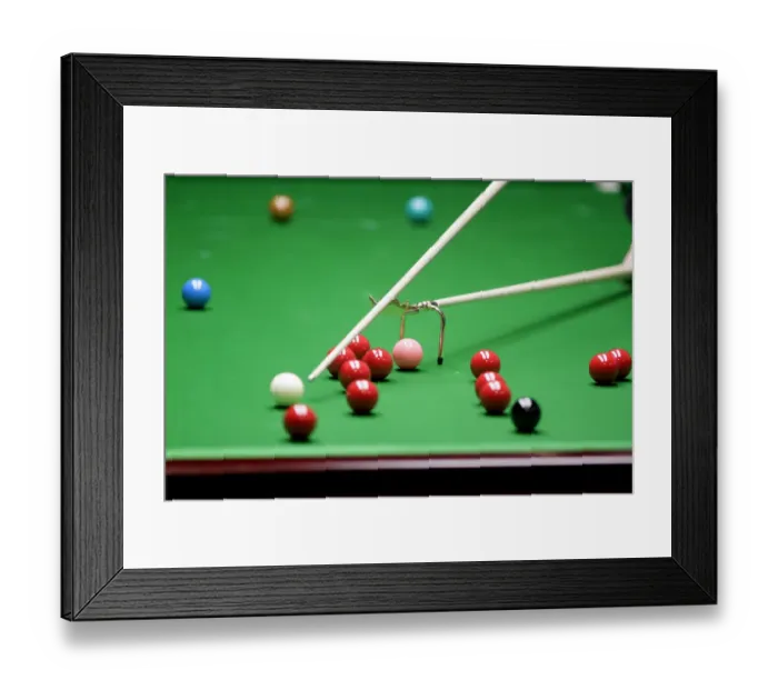 Framed Print : Tricky Cueing Framed Print : Tricky Cueing