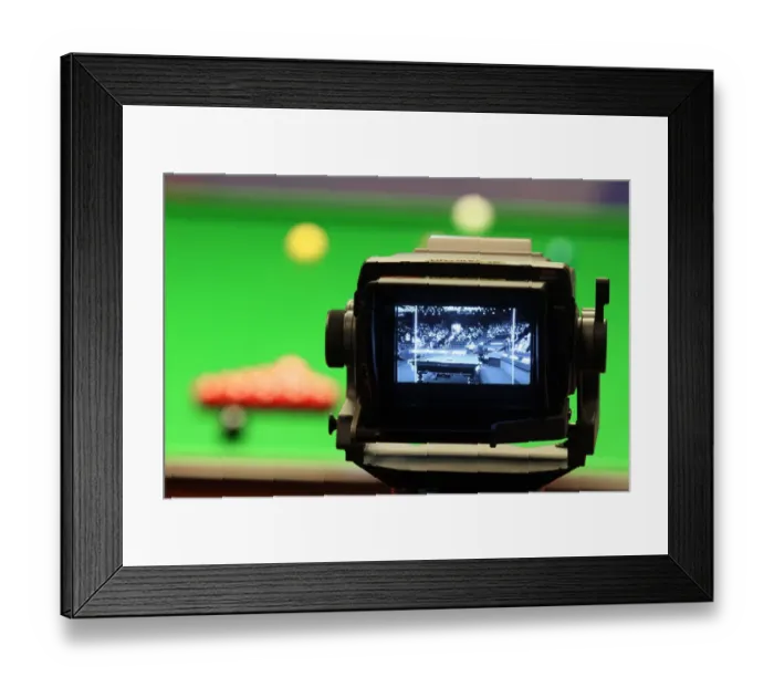 Framed Print : Bbc Tv Camera Monitor Framed Print : Bbc Tv Camera Monitor