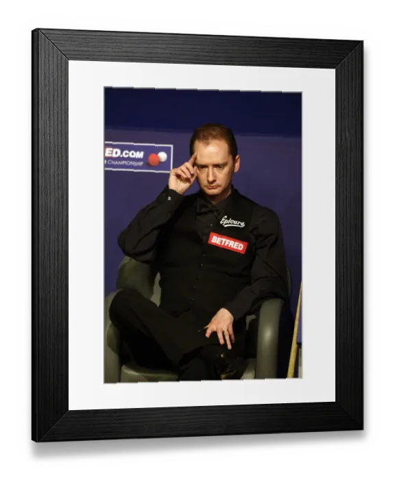 Framed Print : Graeme Dott Framed Print : Graeme Dott