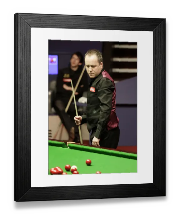 Framed Print : Judd Trump & John Higgins Framed Print : Judd Trump & John Higgins
