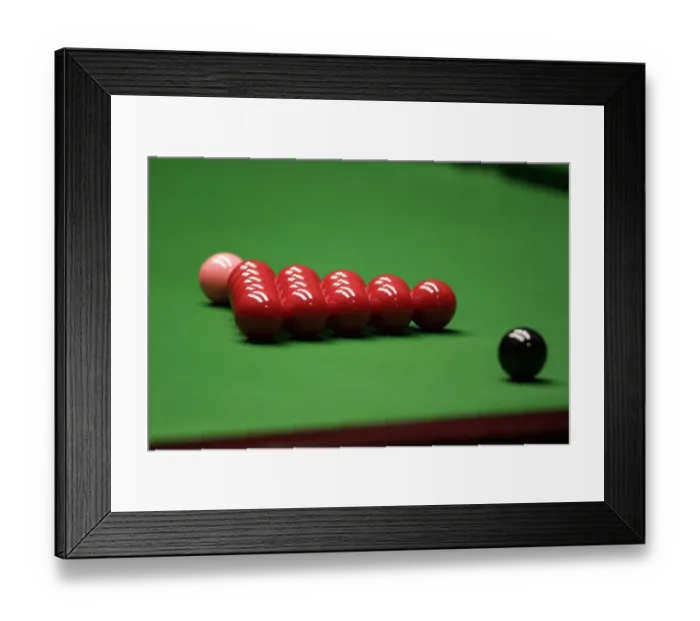 Framed Print : Snooker Balls Framed Print : Snooker Balls