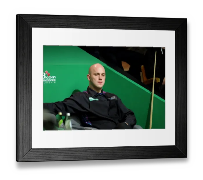 Framed Print : Mark King England 888.Com World Championships Crucible Theatre