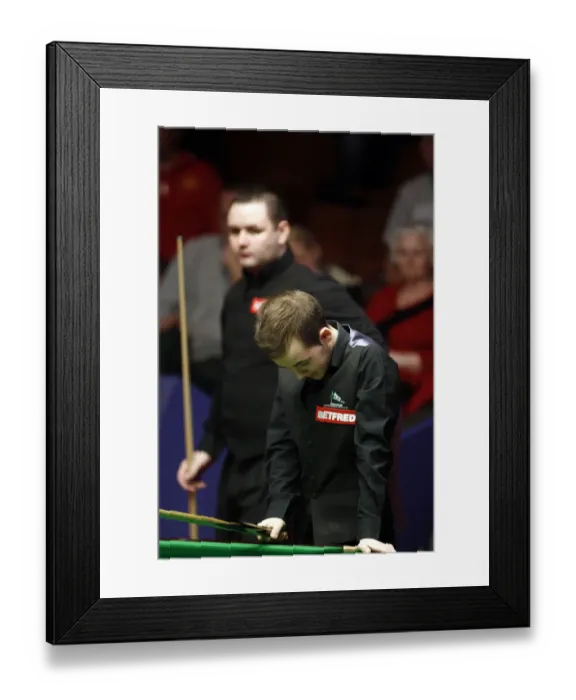 Framed Print : Luca Brecel & Stephen Mcguire Framed Print : Luca Brecel & Stephen Mcguire