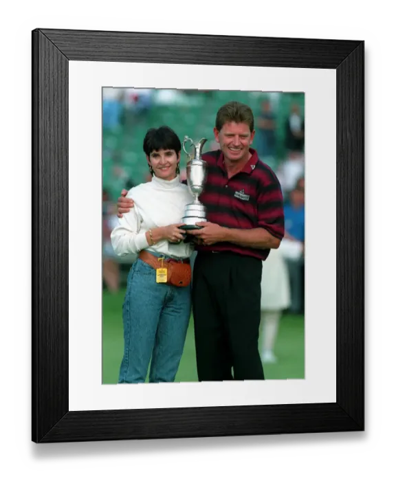 Framed Print : Nick Price & Wife