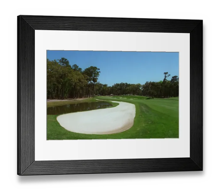 Framed Print : 5th Fairway & Green, Sawgrass Framed Print : 5th Fairway & Green, Sawgrass
