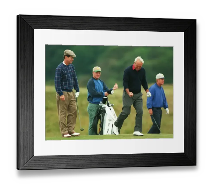 Framed Print : Arnold Palmer & Tom Watson Framed Print : Arnold Palmer & Tom Watson
