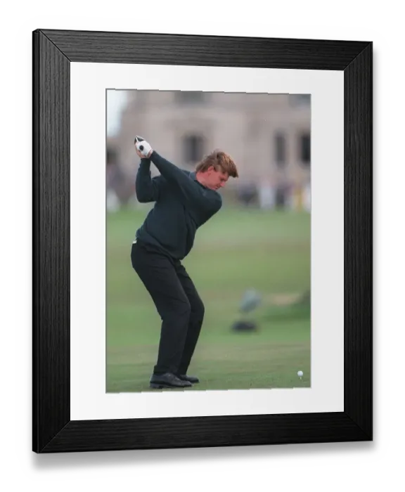 Framed Print : Ernie Els British Open St.Andrews, 25 July 1995 Date: 25 July 1995