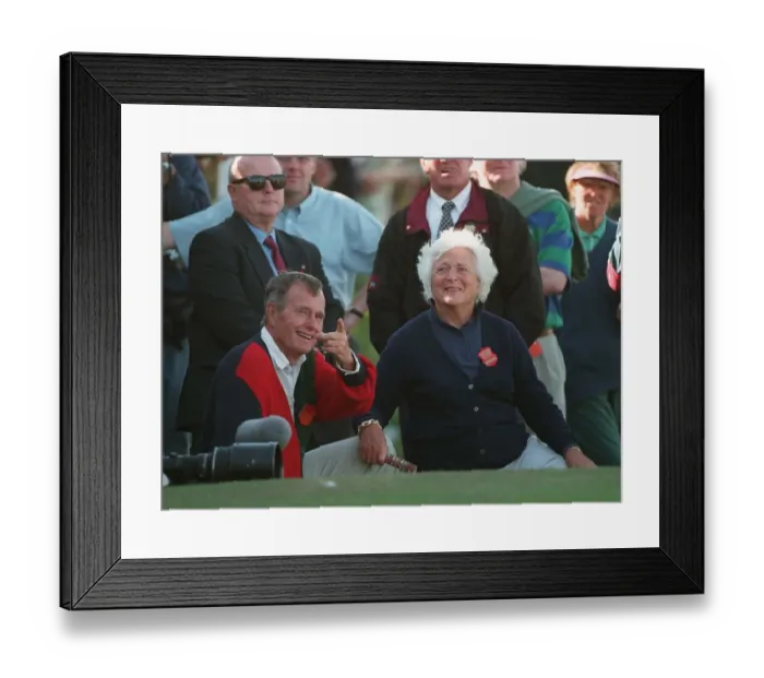 Framed Print : George & Barbara Bush Spectate Framed Print : George & Barbara Bush Spectate