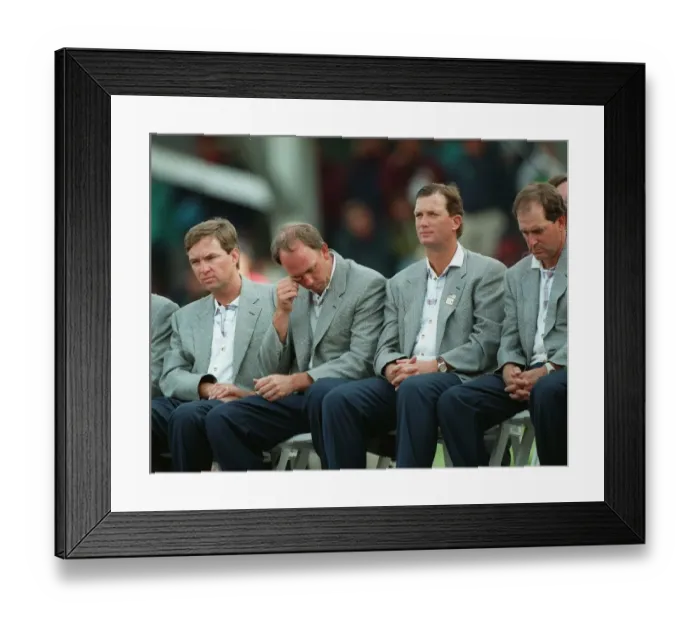 Framed Print : Tom Lehman Sheds A Tear Framed Print : Tom Lehman Sheds A Tear