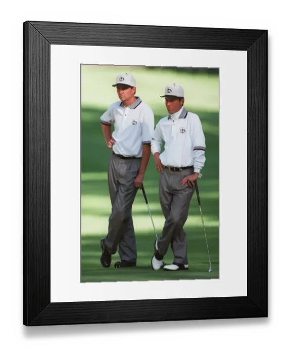 Framed Print : Ben Crenshaw & Davis Love Iii Framed Print : Ben Crenshaw & Davis Love Iii