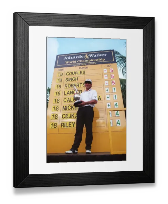 Framed Print : Fred Couples Wins The Johnnie Framed Print : Fred Couples Wins The Johnnie