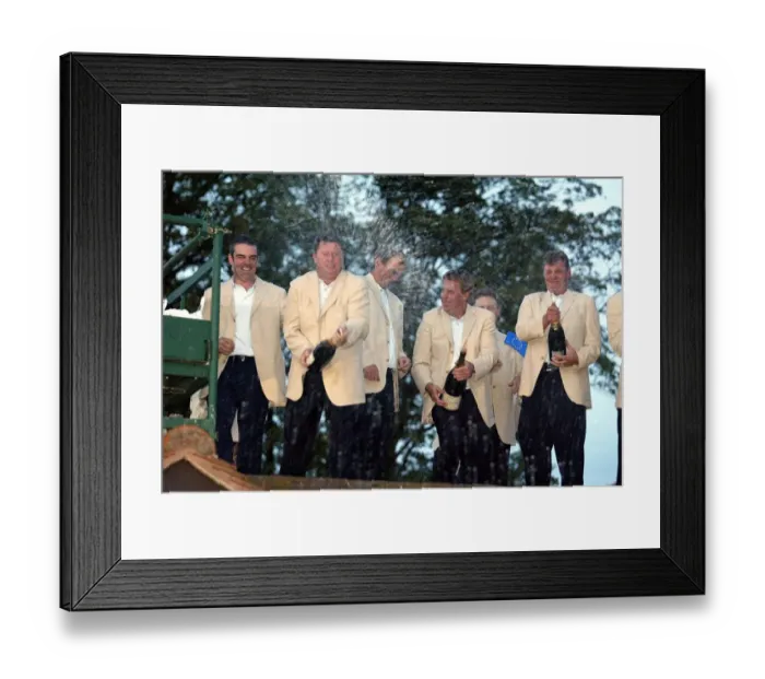 Framed Print : Mcginley, Woosnam, Bjorn, Clarke Framed Print : Mcginley, Woosnam, Bjorn, Clarke