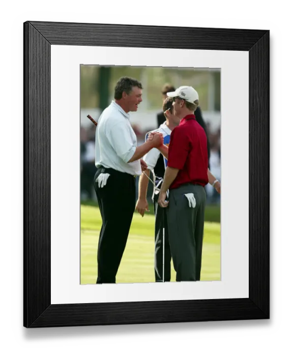 Framed Print : Darren Clarke & David Duval Framed Print : Darren Clarke & David Duval