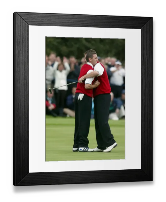 Framed Print : Sergio Garcia & Lee Westwood Framed Print : Sergio Garcia & Lee Westwood