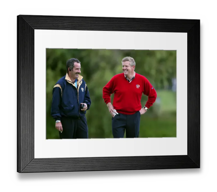 Framed Print : Sam Torrance, Colin Montgomerie Framed Print : Sam Torrance, Colin Montgomerie
