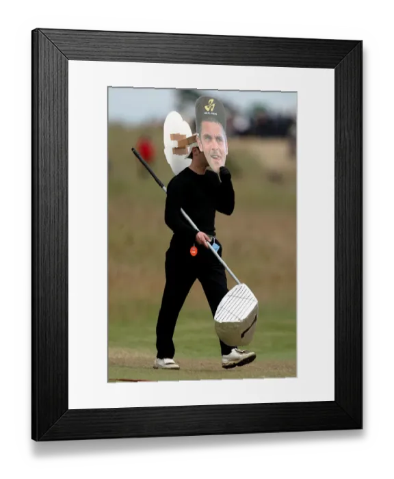 Framed Print : Jesper Parnevik Spectators Framed Print : Jesper Parnevik Spectators